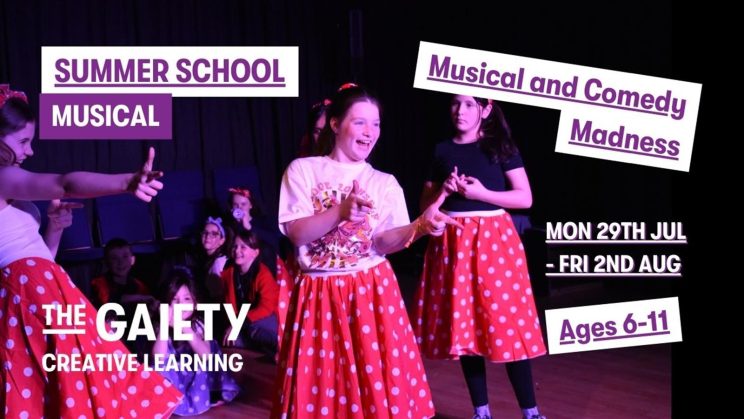 Summer Musical Theatre Workshop – Musical and Comedy Madness – Ages 6-11