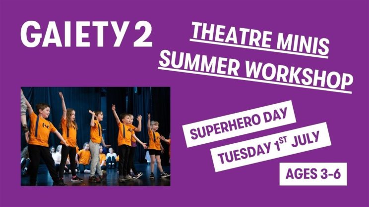 Theatre Minis Summer One Day Workshop – Superhero Day