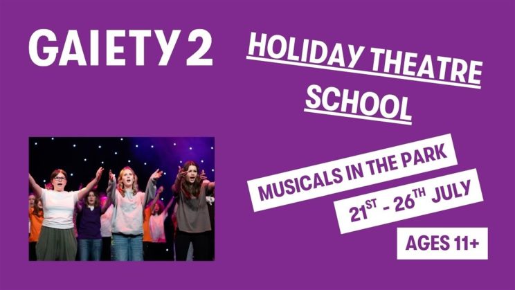 Summer Theatre Event 8 – Musicals in The Park – Age 11+