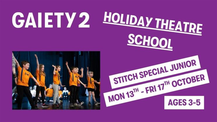 October Theatre School – Stitch Junior Special – Ages 3 to 5