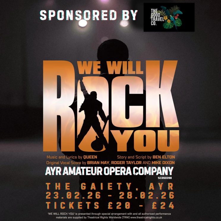 We Will Rock You – presented by Ayr Amateur Opera Company