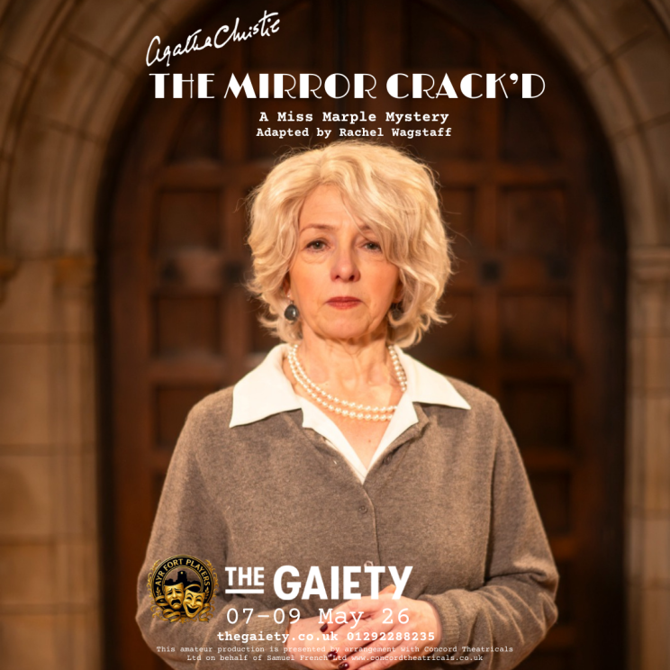 The Mirror Crack’d by Agatha Christie, Adapted by Rachel Wagstaff – presented by Ayr Fort Players